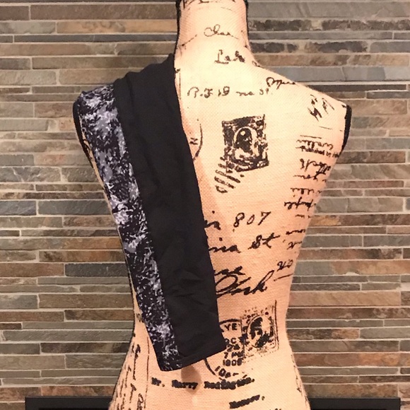 Kensie Black Combo Leggings BB36 - Picture 3 of 6